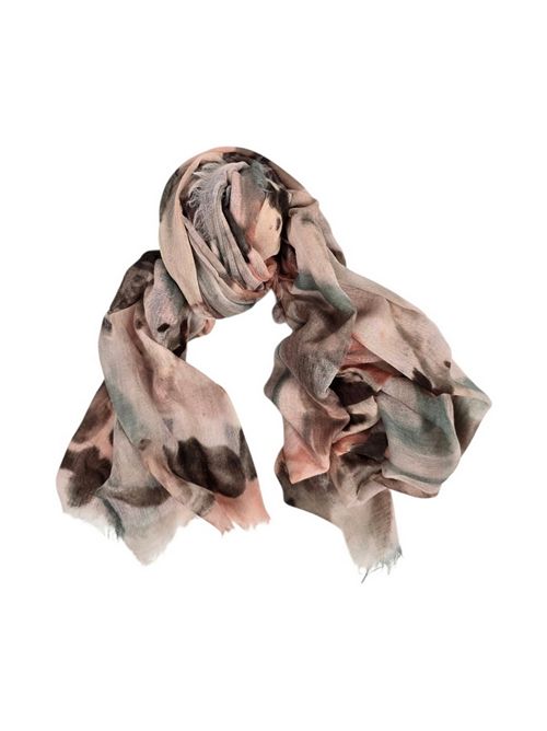 sciarpa donna fantasia fiori  toni rosa Gaynor Bongard | NILDEDUSTY PINK
